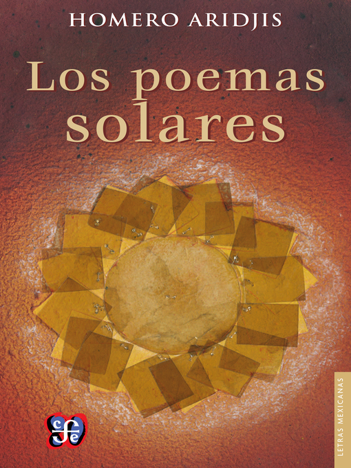 Title details for Los poemas solares by Homero Aridjis - Available